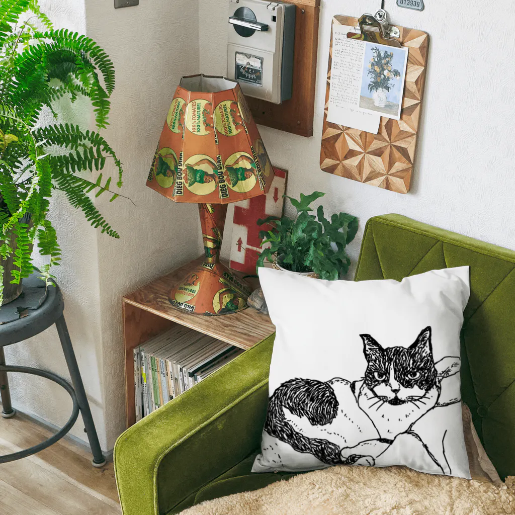 もちけらのにんまり 猫ちゃん。 Cushion