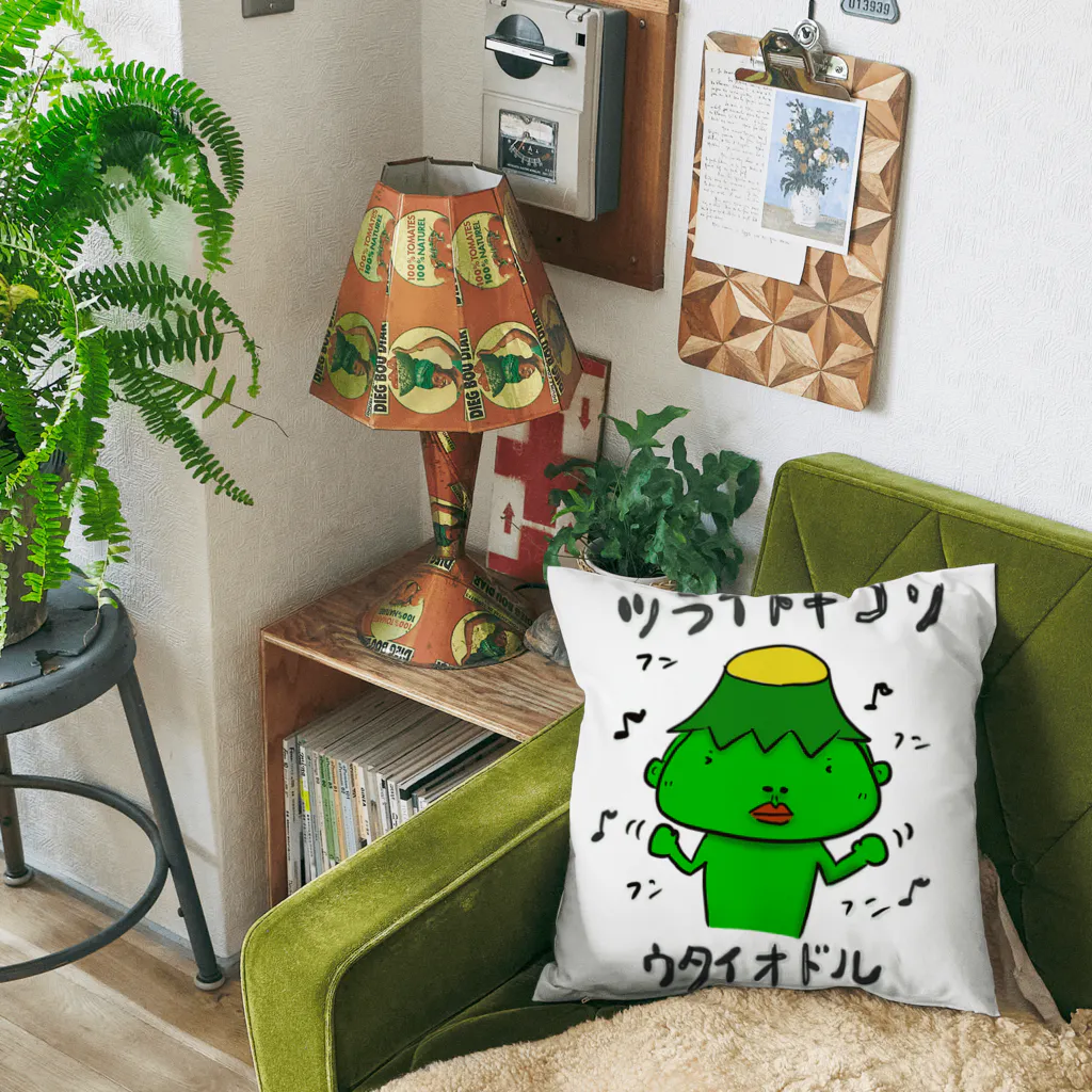 SUKI_KAPPA_STOREのシン　ツライトキコソウタイオドル Cushion