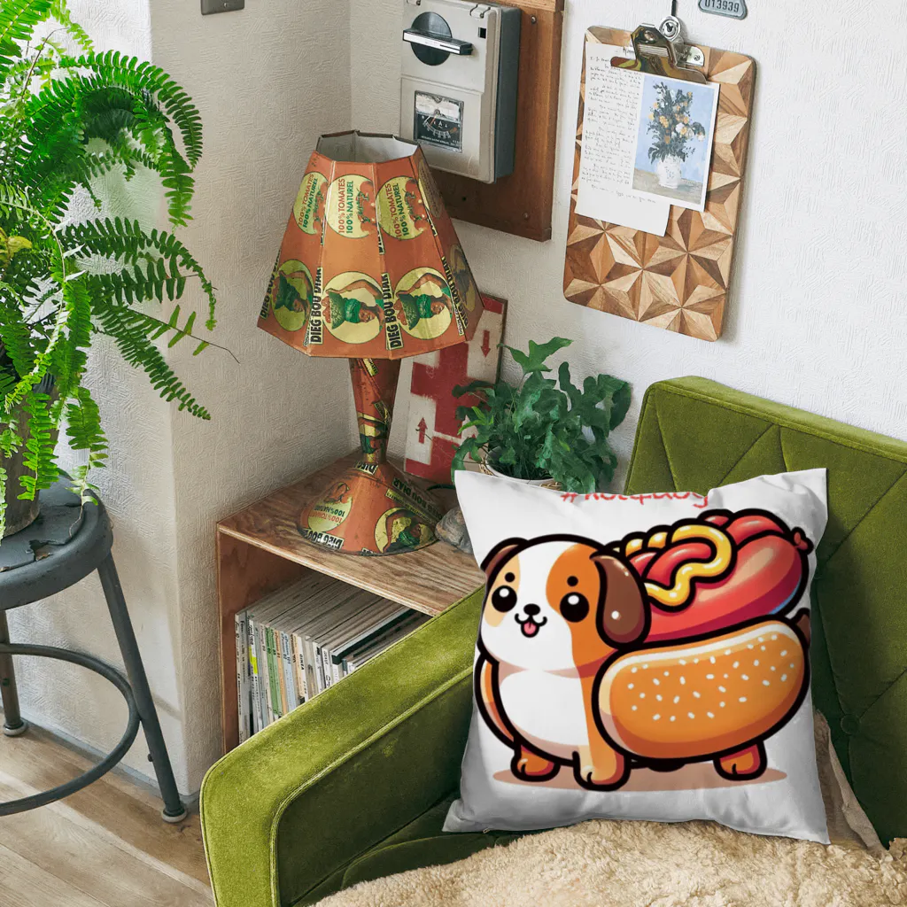 ドッくんショップのホットドッくん Cushion