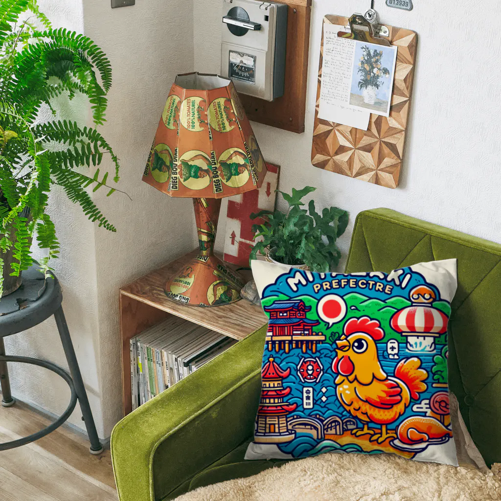 CHRON SHIROの宮城県 Cushion