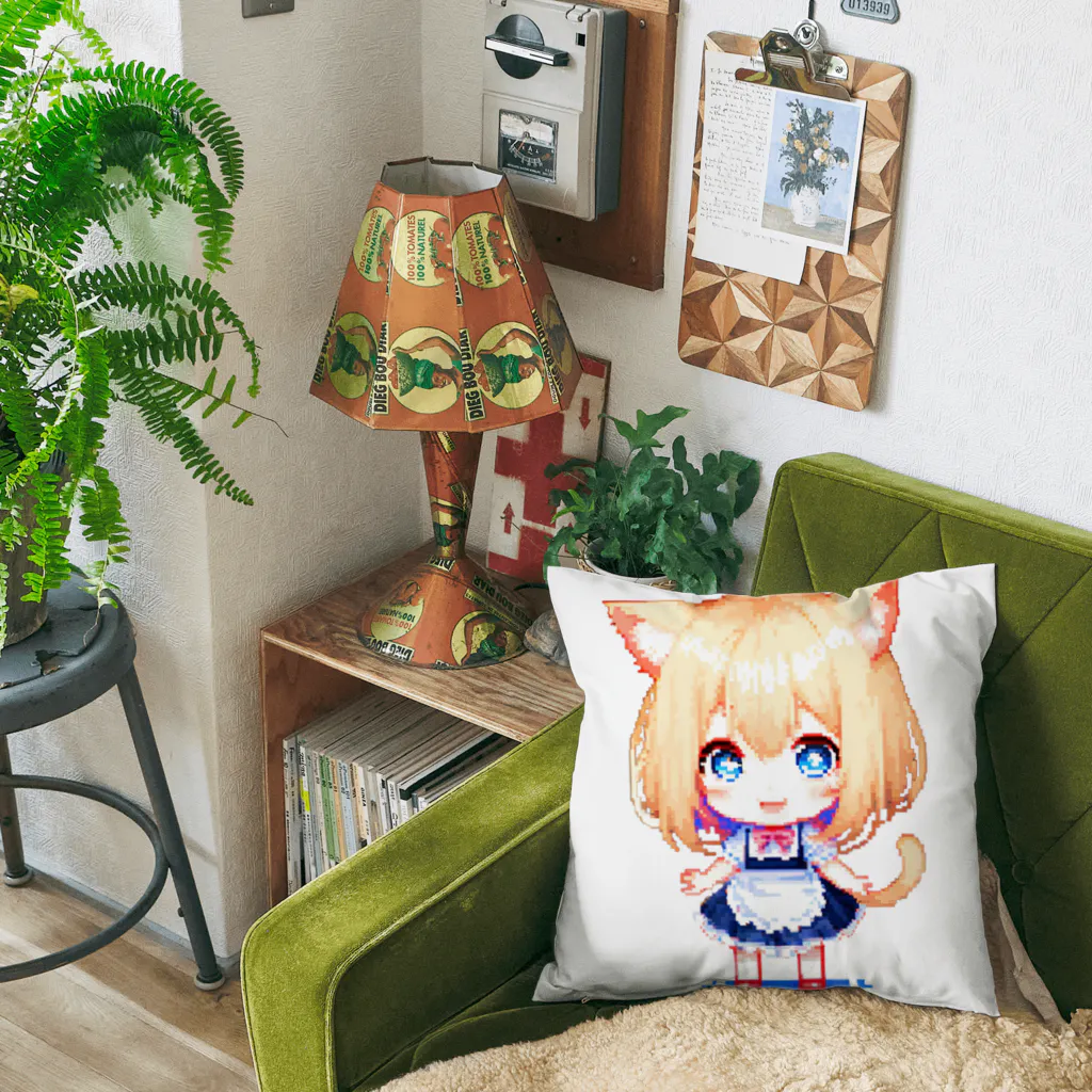 KAZAHANAの8-BITnekomimiMaid Cushion