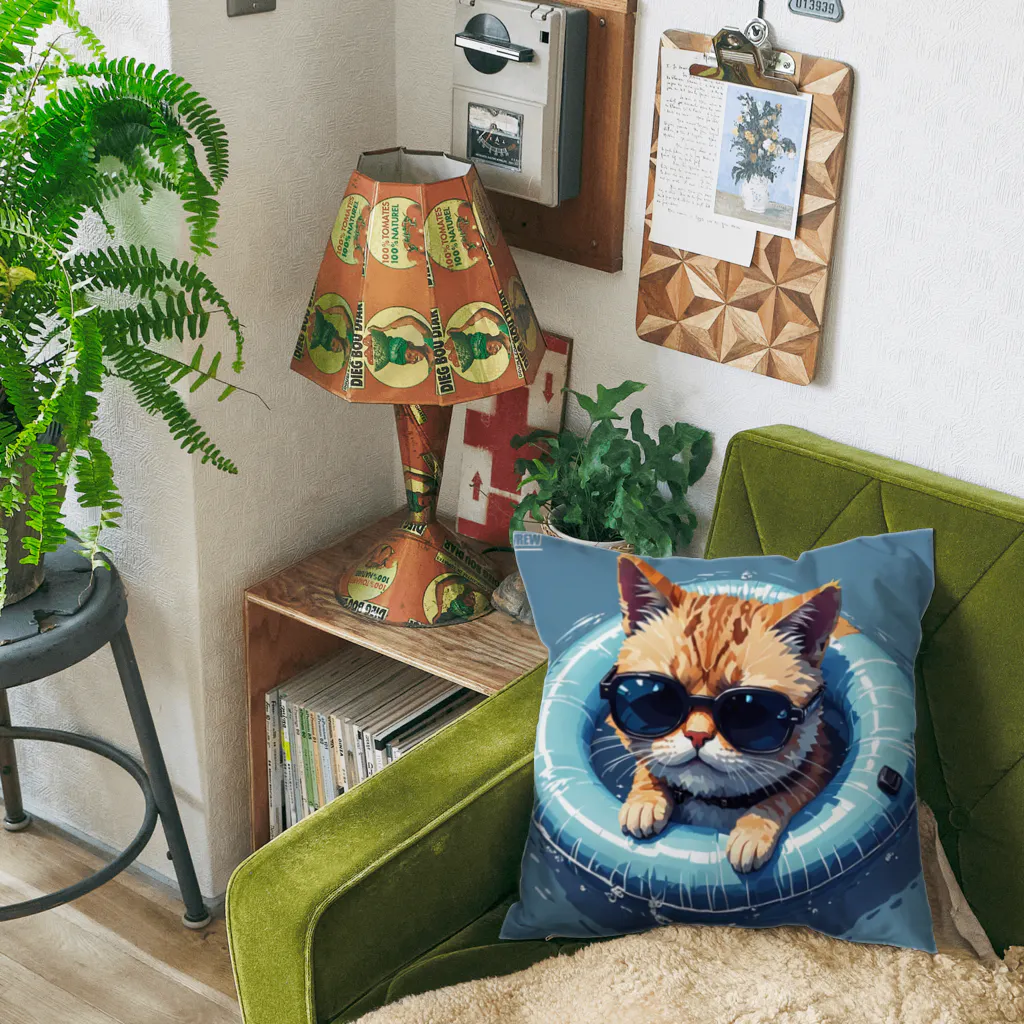 メロンパン猫のサマーキャット Cushion