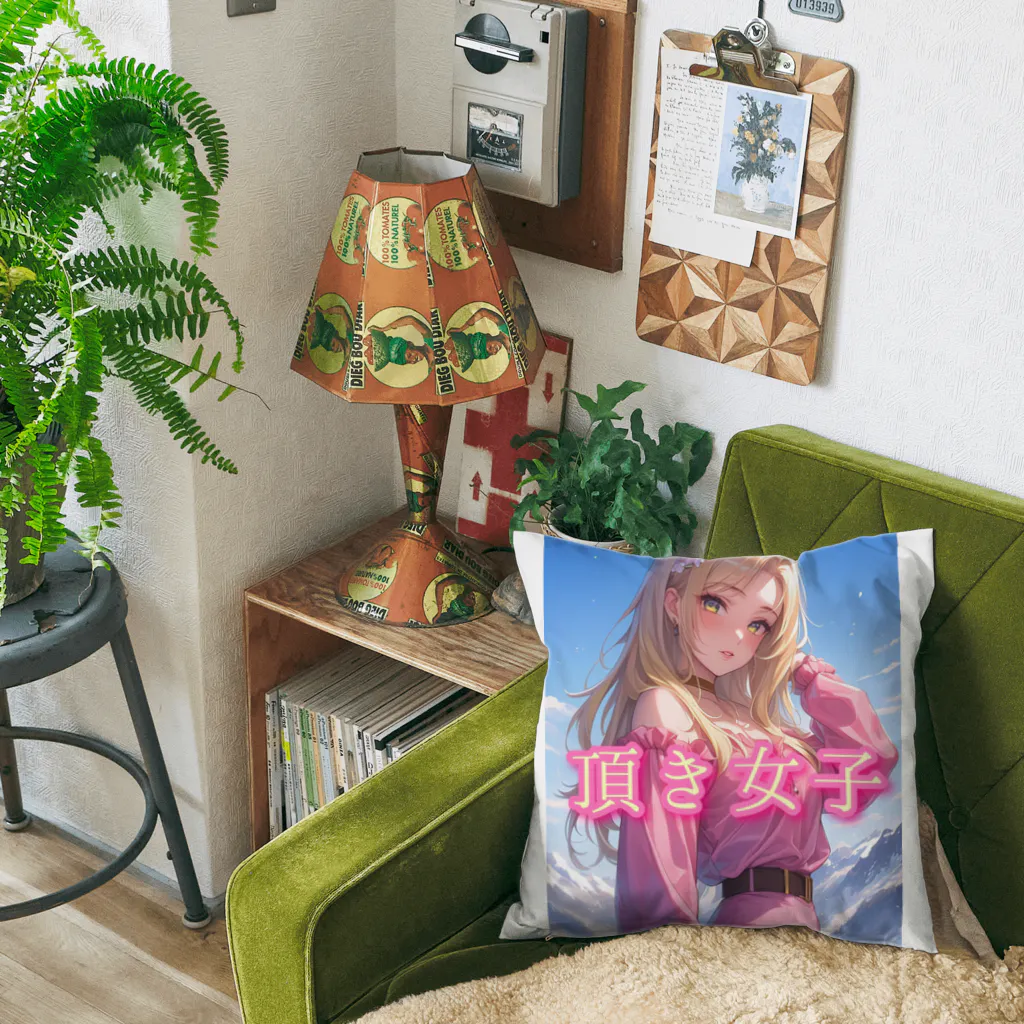 シロクマペンギンの頂き女子 Cushion