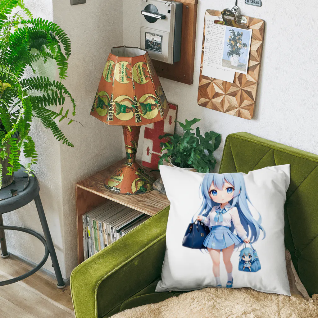 studio AzurのAzur 通学中ディフォルメ Cushion