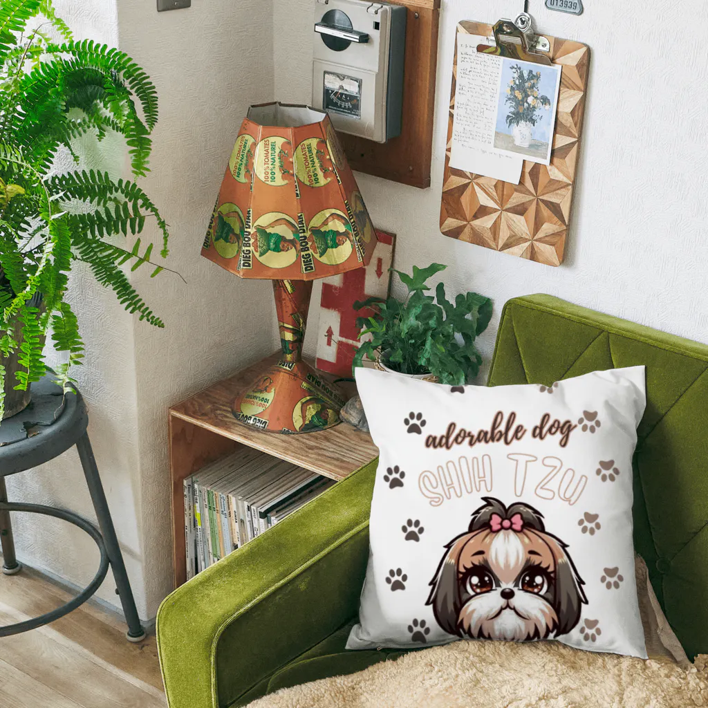 furebuhi　clubのadorable dog　SHIH TZU　（シーズー） Cushion