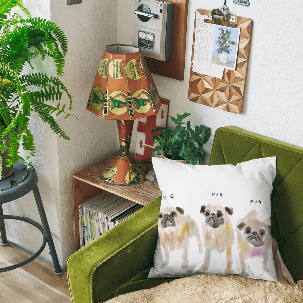 hisakonのpug pug pug Cushion