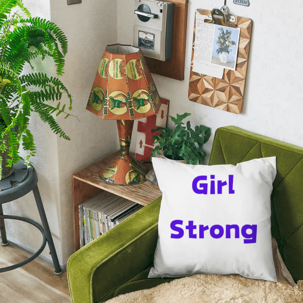 あい・まい・みぃのGirl Strong-強い女性を表す言葉 Cushion