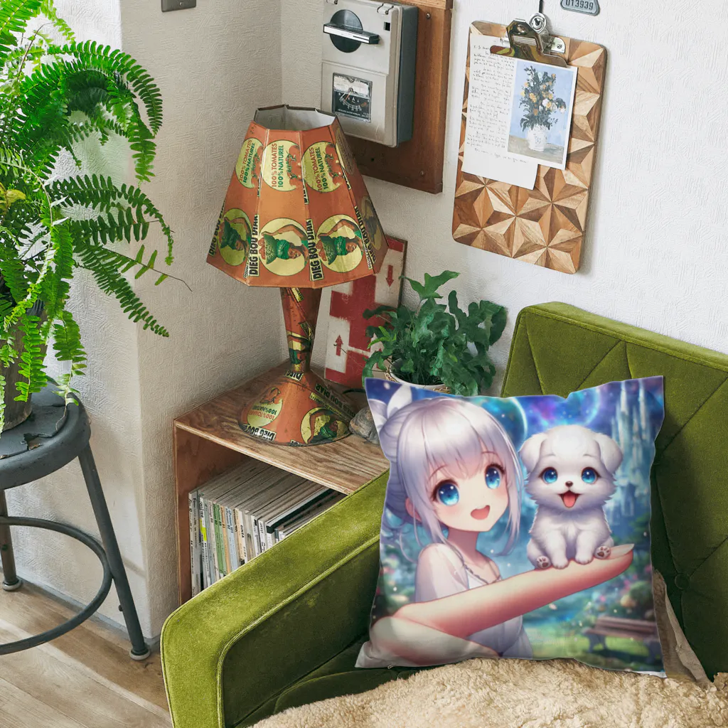 akipoyoのスカイ＆パフくん💛 Cushion