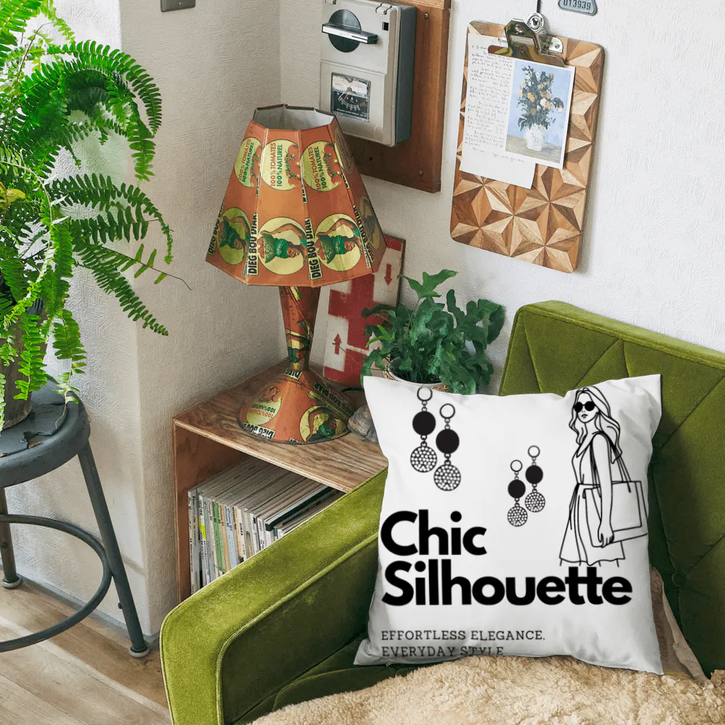 CHIBE86のChic Silhouette Cushion