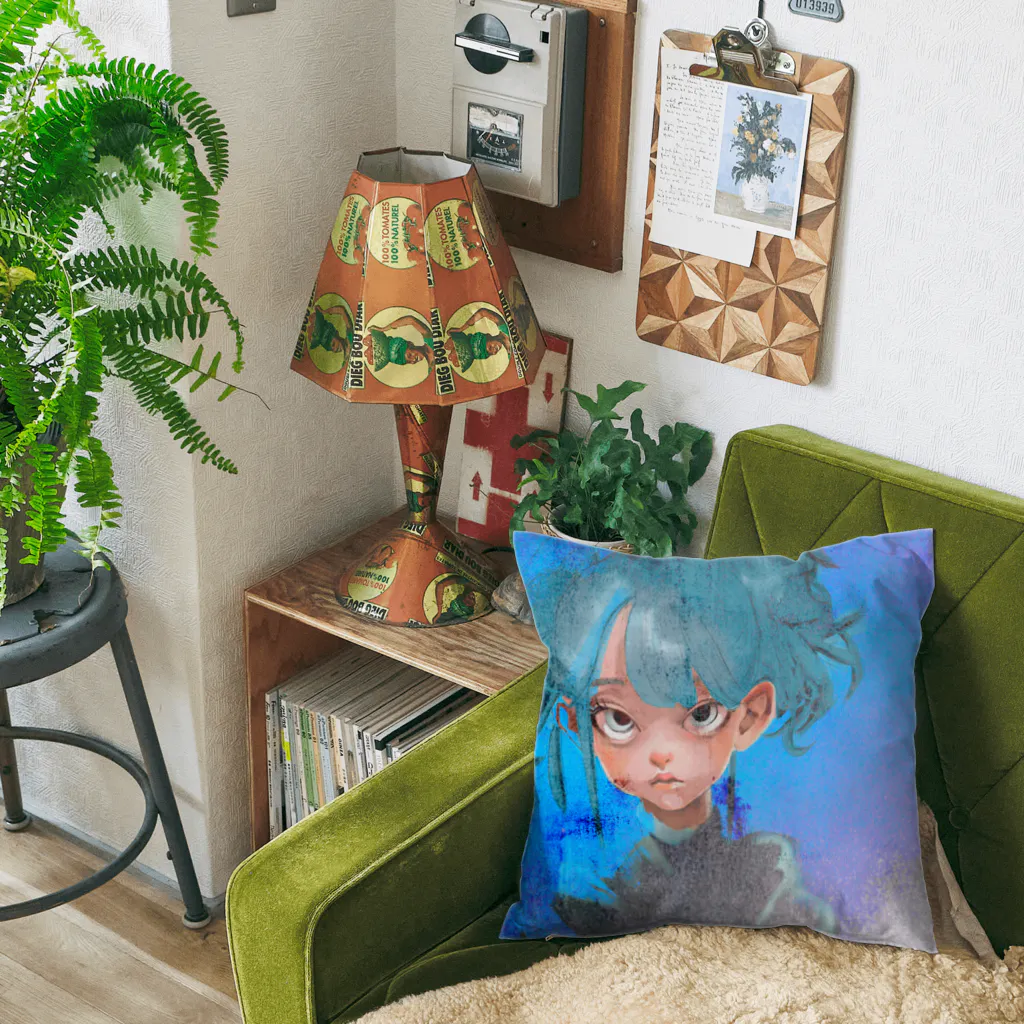 GOATのブルーな気持ち Cushion