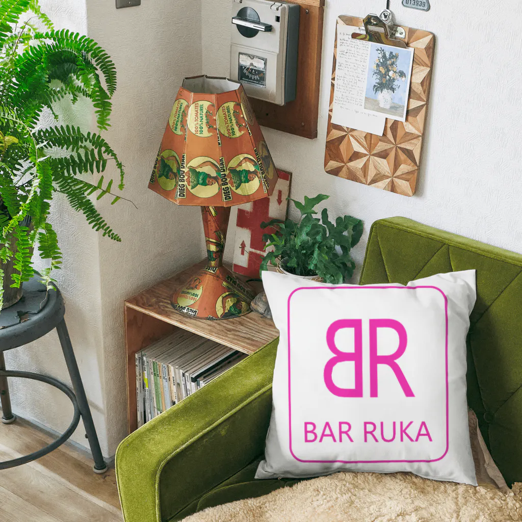 ＠maharamothraのＢＡＲ ルカ（ネオンピンク） Cushion