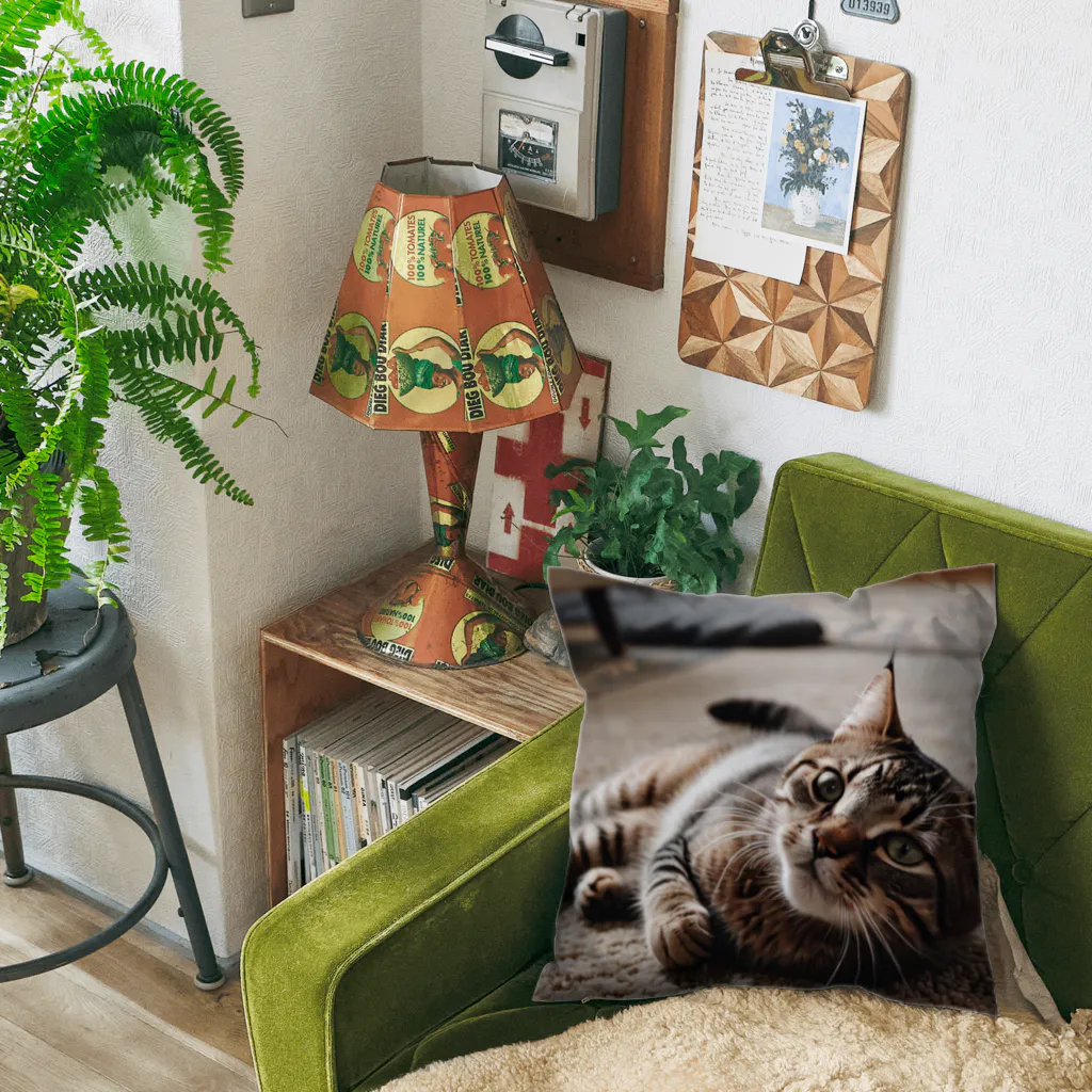 zigerparkの寝転ぶ猫 Cushion