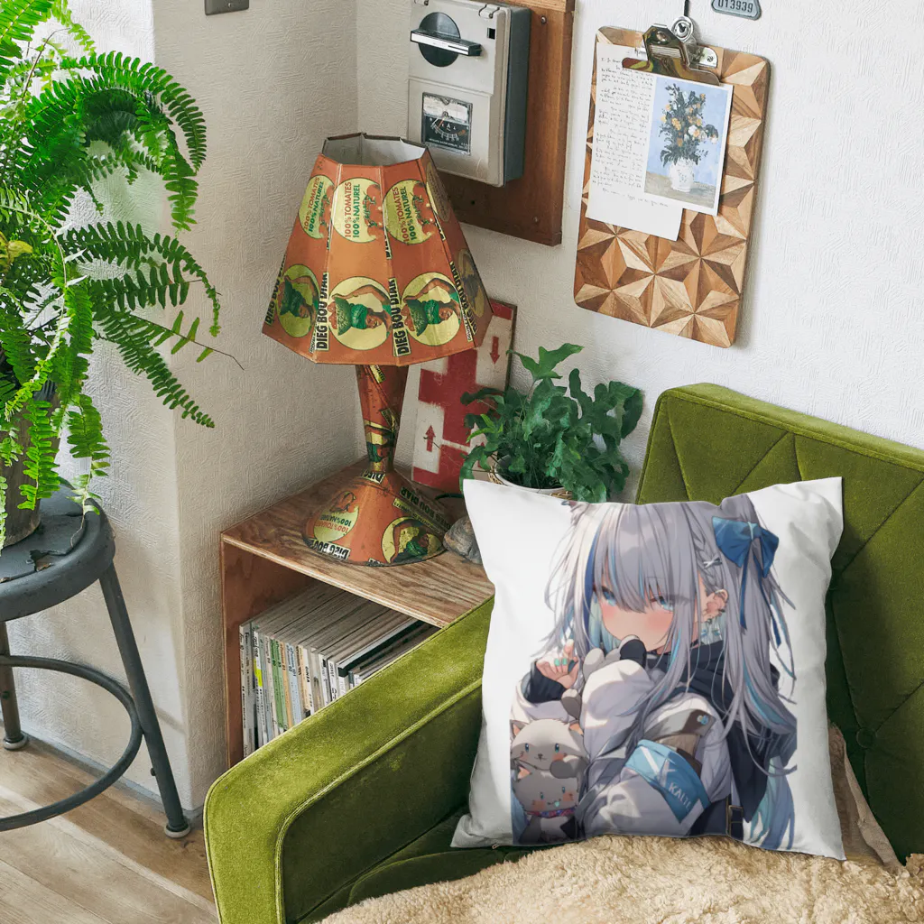 🎮猫又ルカ🍓のねこねこ部屋クッション Cushion