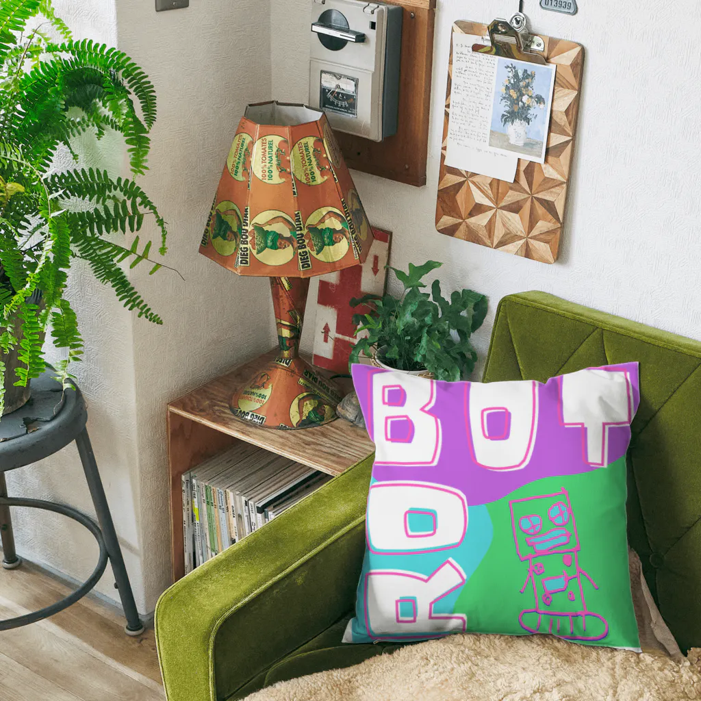 design labのBOT BOY - Pink Pop Edition Cushion