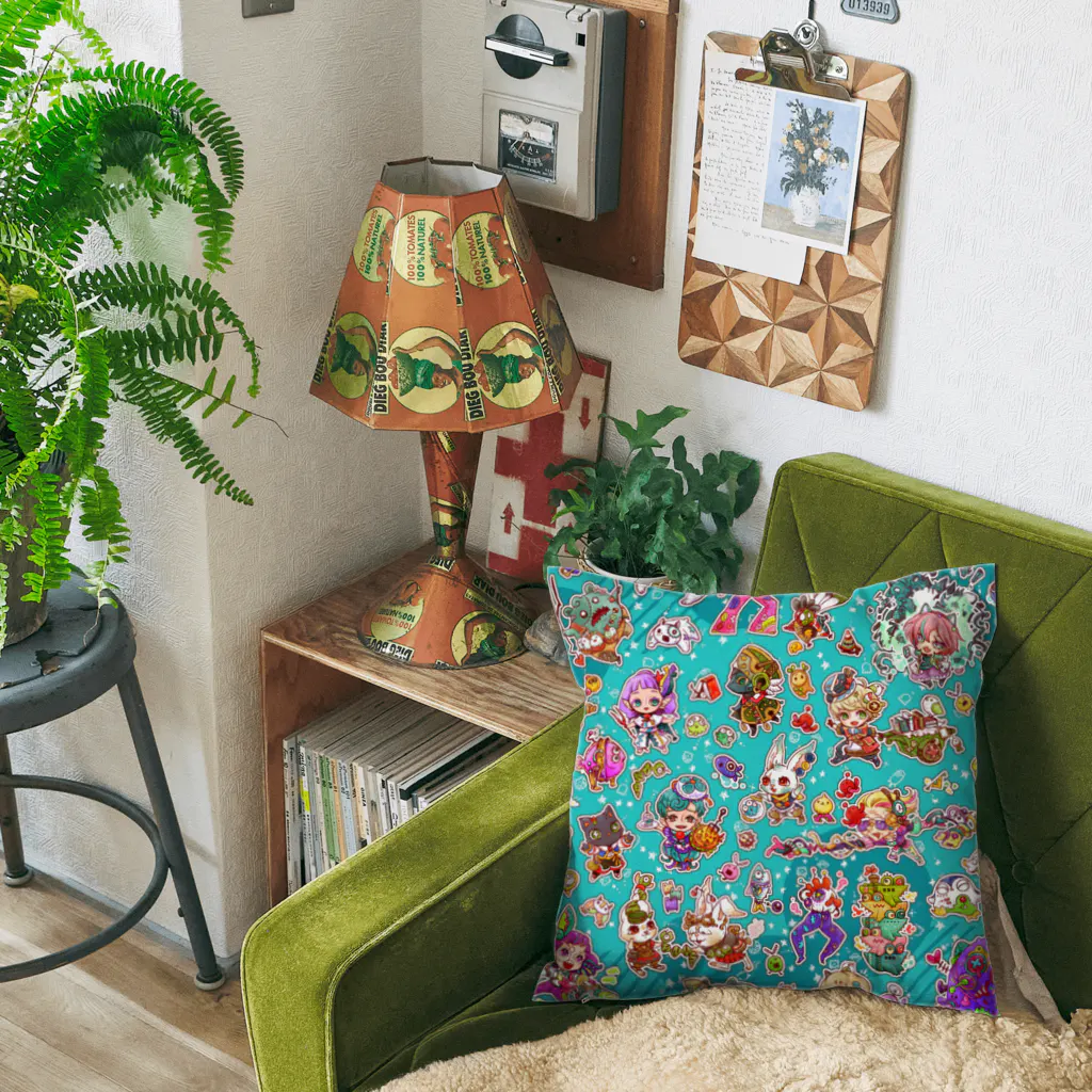 海の底のお店のちびっこワークスB Cushion