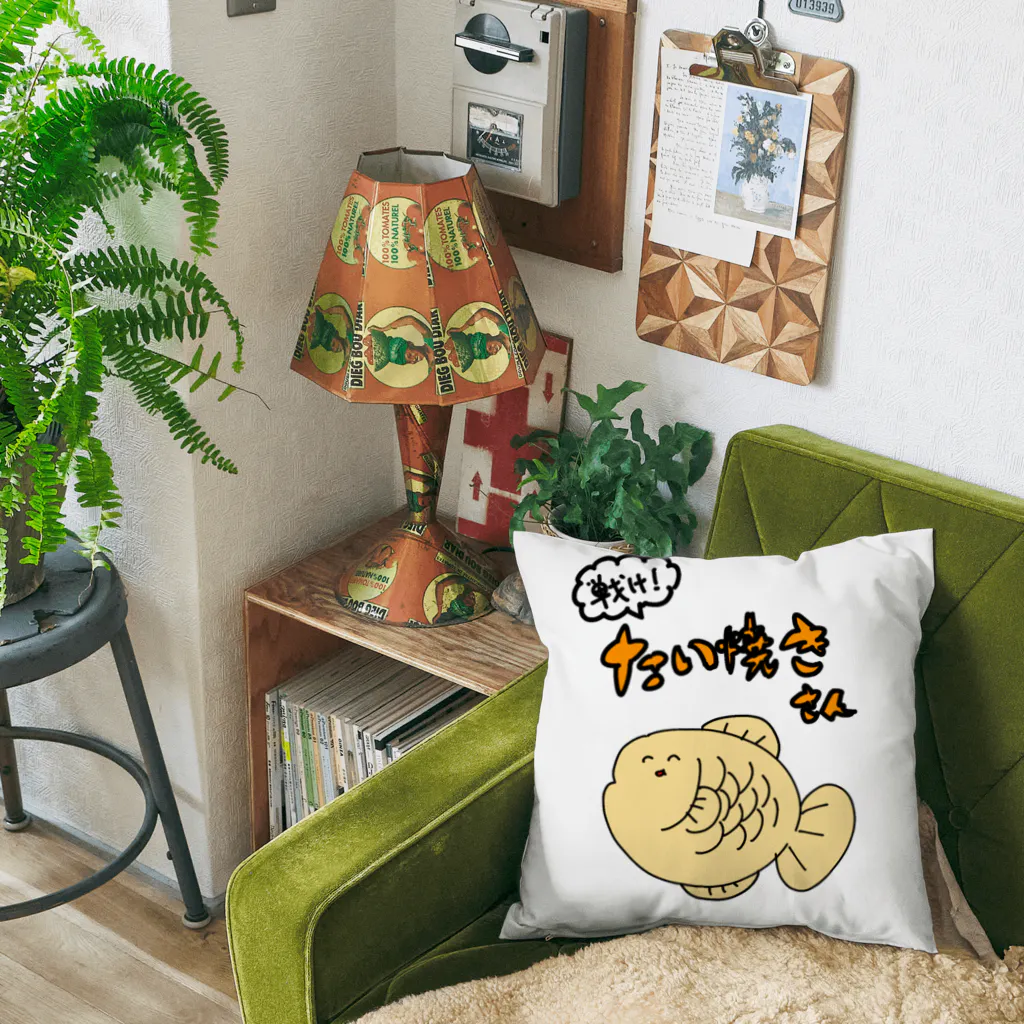 TAIYAKI INSANITYの戦け！たい焼きさん Cushion