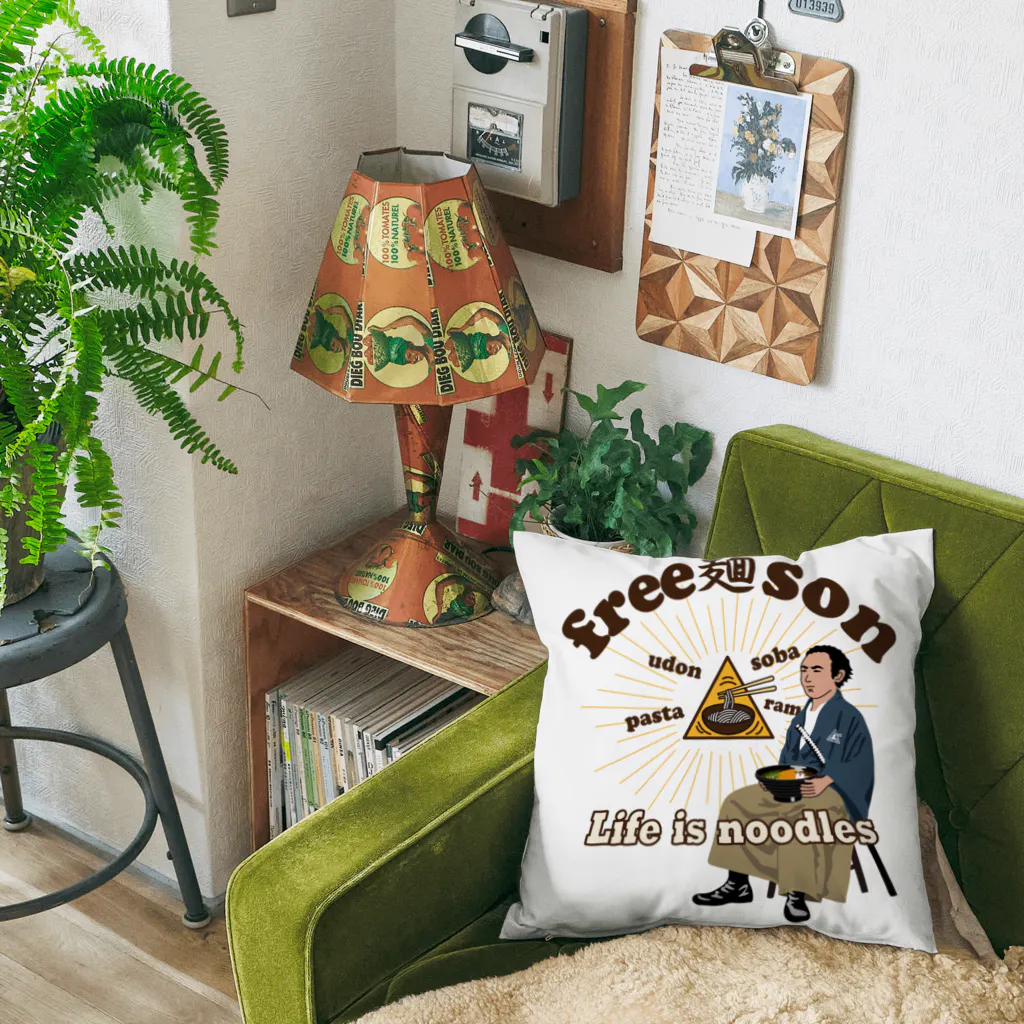 キッズモード某のフリー麺ソン 龍馬 Cushion