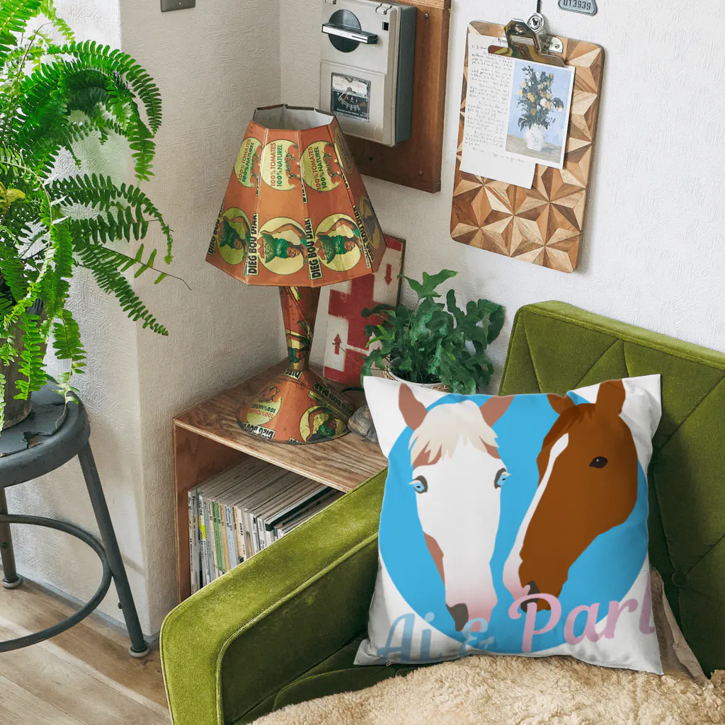 アイパール事務局の馬アイ、パールキャラクターグッズ Cushion