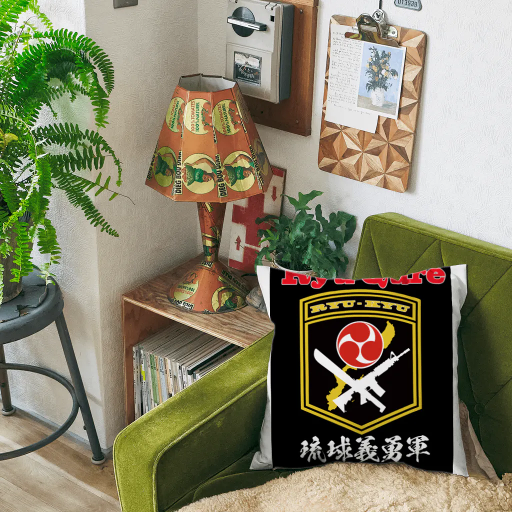 神野オキナ本舗の琉球義勇軍文字入り Cushion