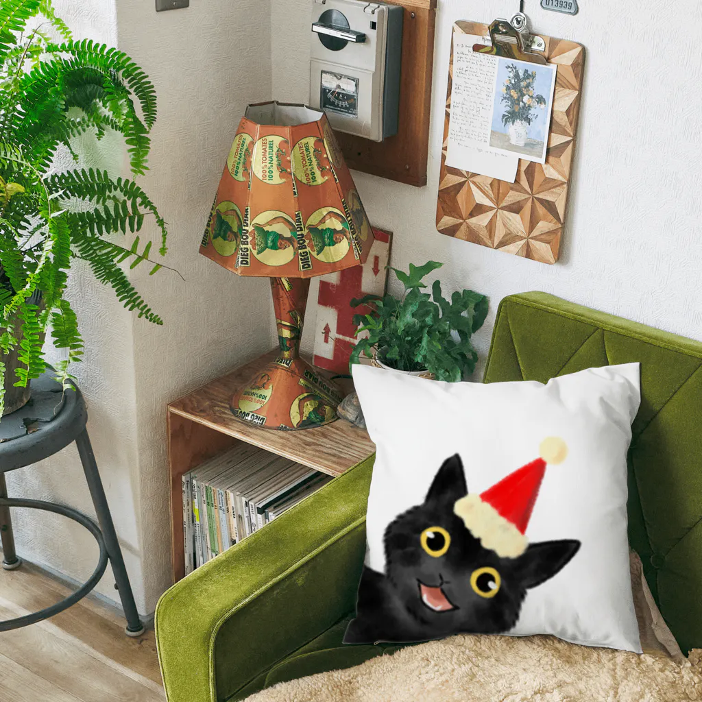 SHOP ベアたんの黒猫のやまとくん Cushion