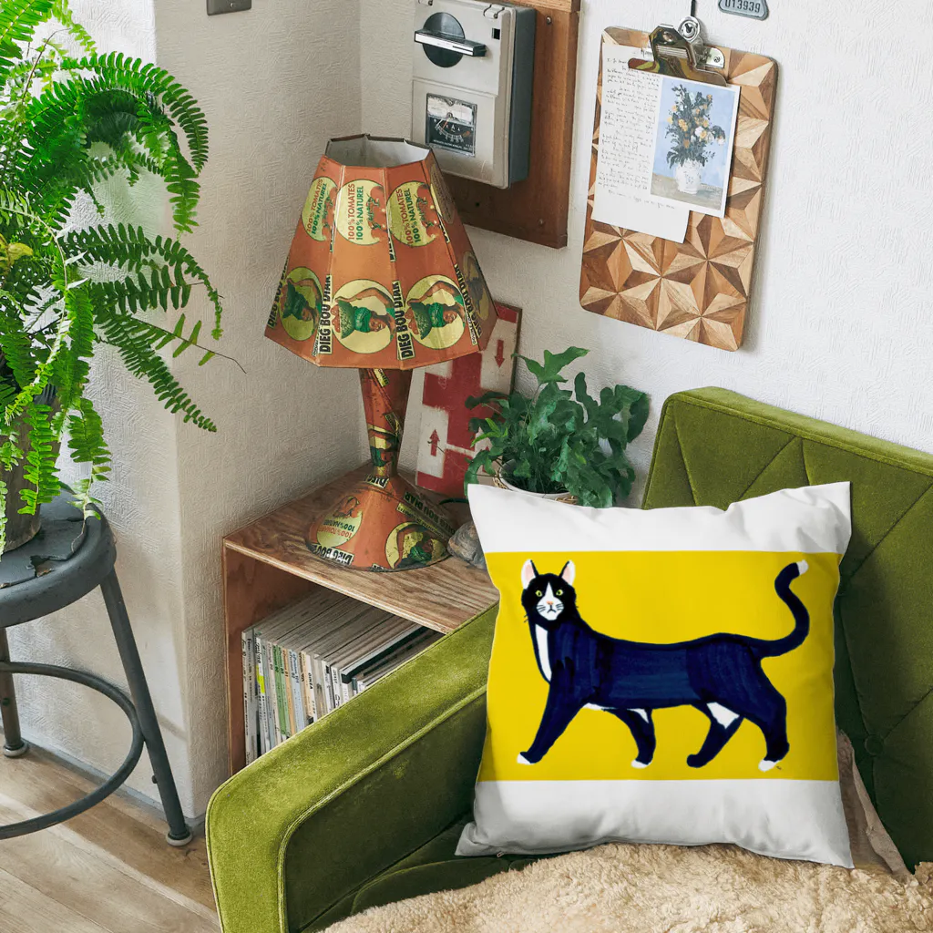 segasworksのハチワレねこ(背景あり) Cushion