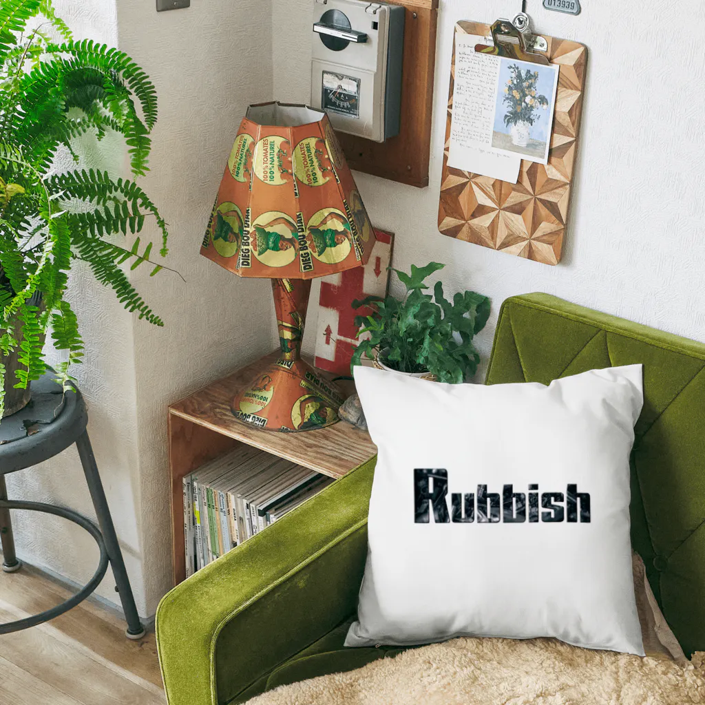 RubbishのRubbish ロゴ Cushion