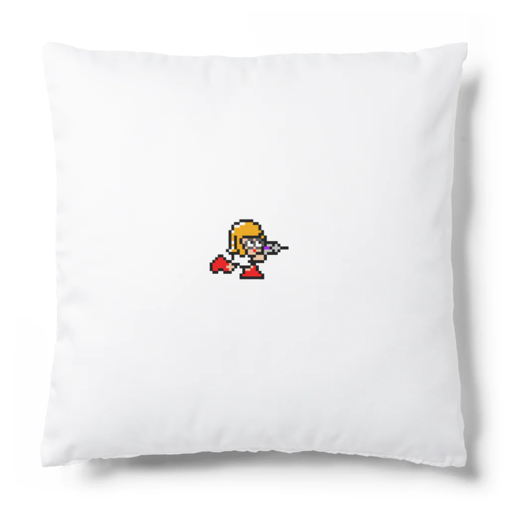 PLASTIC COBRAのドット絵イカックマン Cushion