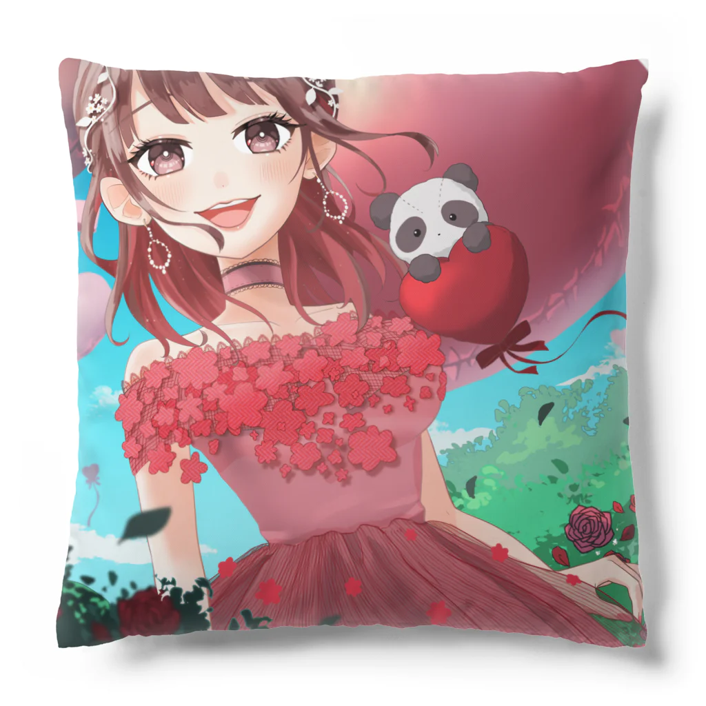 ゆいぱんちゃん🐼の1周年Anniversary Cushion