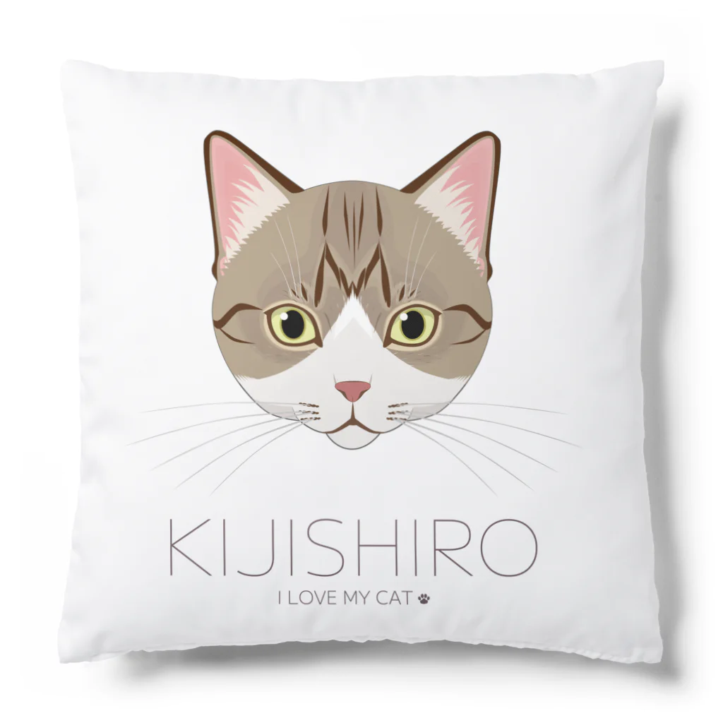 Baby Tigerのねこラブ・キジ白 Cushion