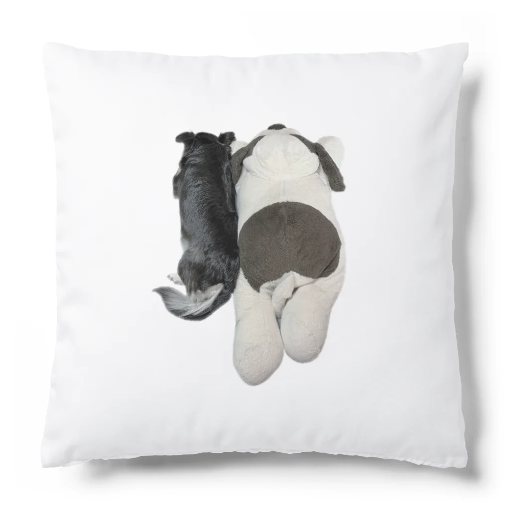 【ホラー専門店】ジルショップの犬と犬＊背中＊可愛い双子＊仲良し Cushion