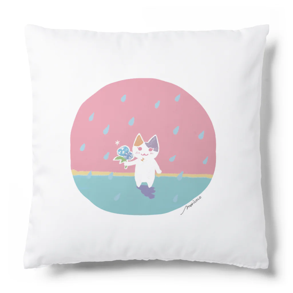 maricoco11の紫陽花と猫 Cushion