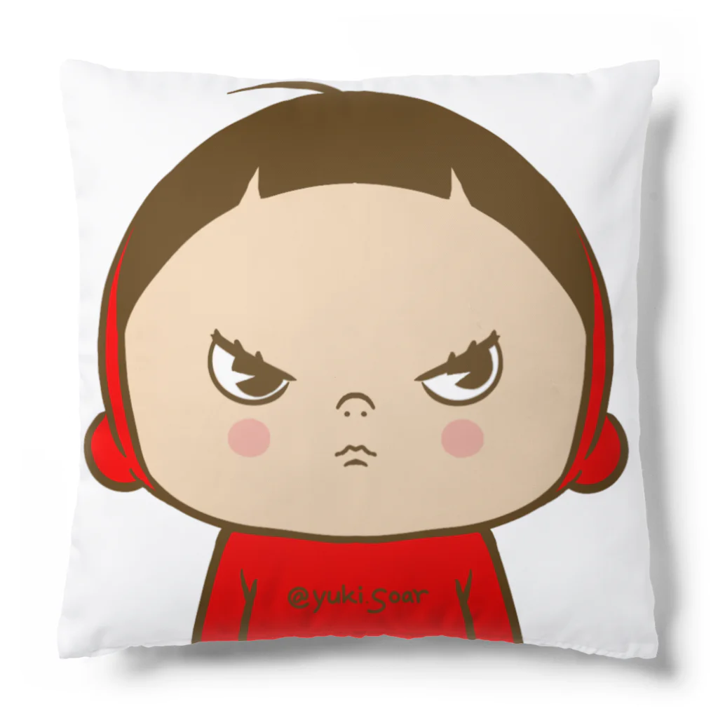 Yukiの黄色いヤツのあーちゃんだよ Cushion