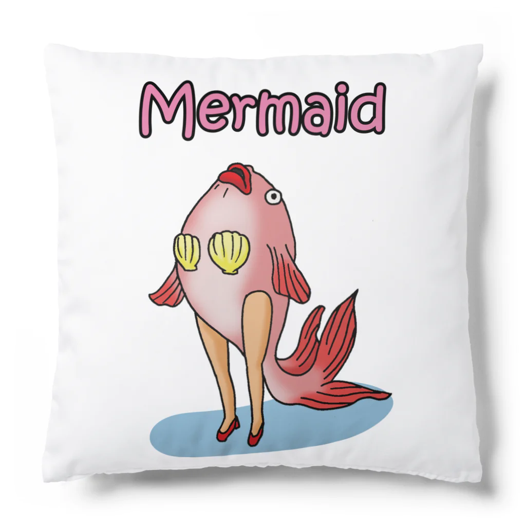 ウッチー組のマーメイド金魚・憂い Cushion