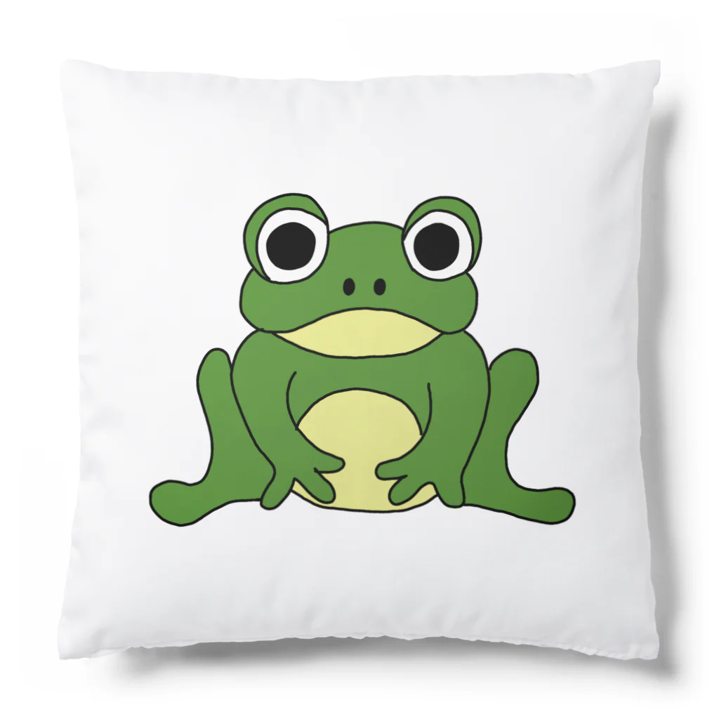 須田ふくろうのカエルくんのアイテム Cushion