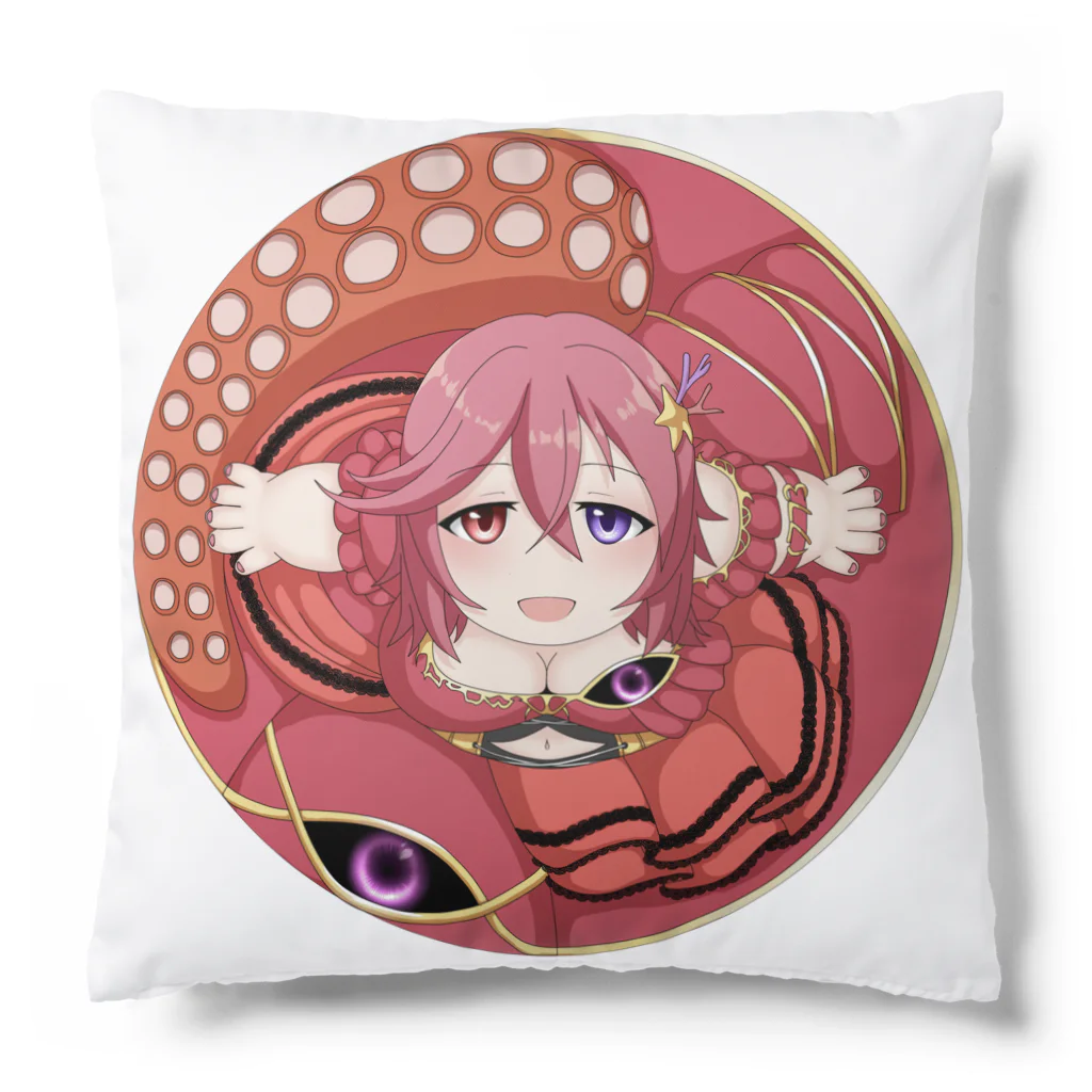 個人Vtuberテンタクル七海ショップSUZURI支店のまんまるテンタクル七海 Cushion