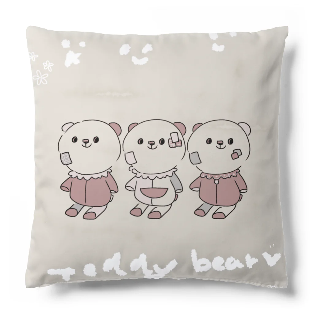 ぽーとのお店のテディベア Cushion