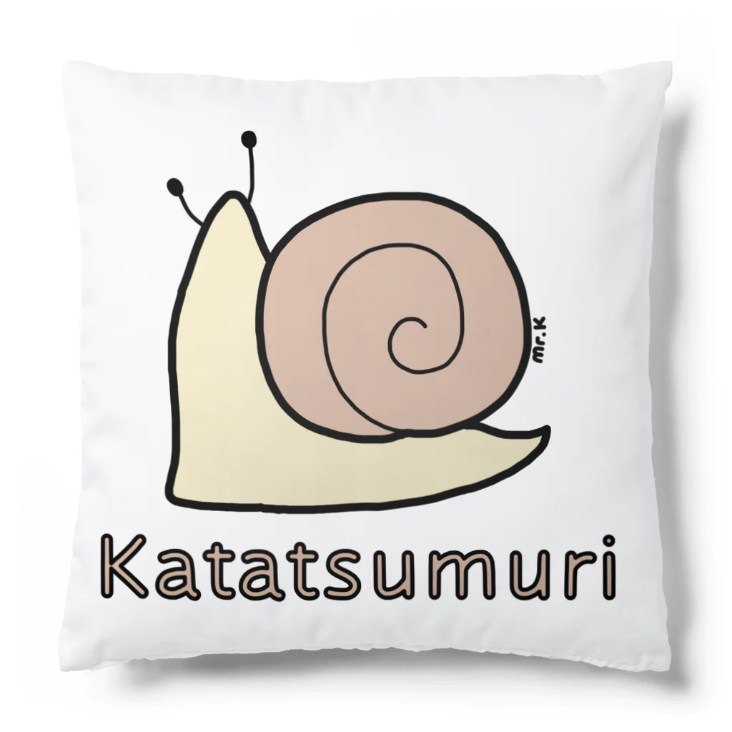 MrKShirtsのKatatsumuri (カタツムリ) 色デザイン Cushion