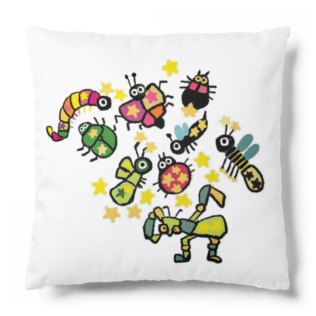 ぴょろりんちょ🐤の星柄の虫グッズ Cushion