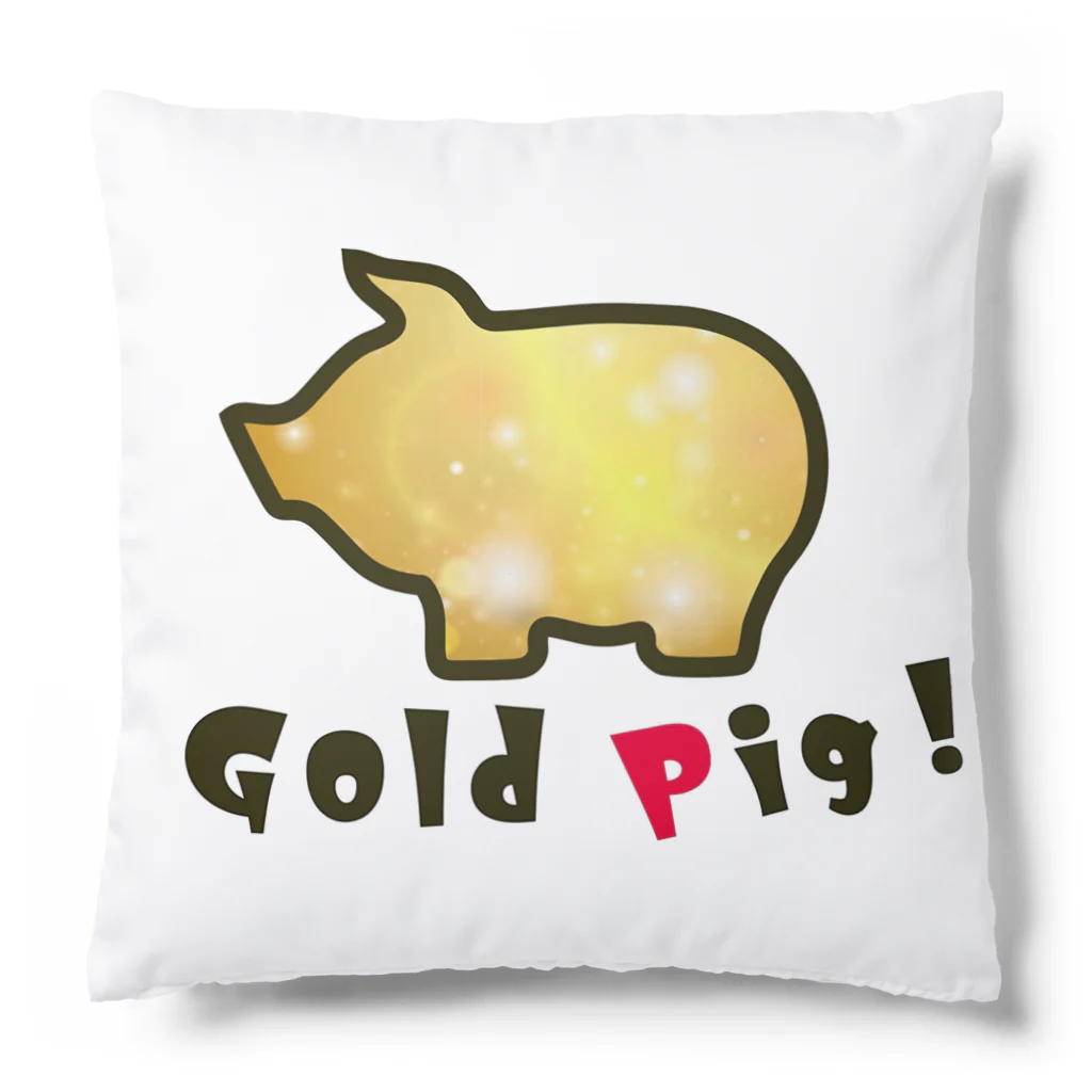 レアレアコクアのいいことありそう! 金運シリーズ　(ブタ Pig) Cushion