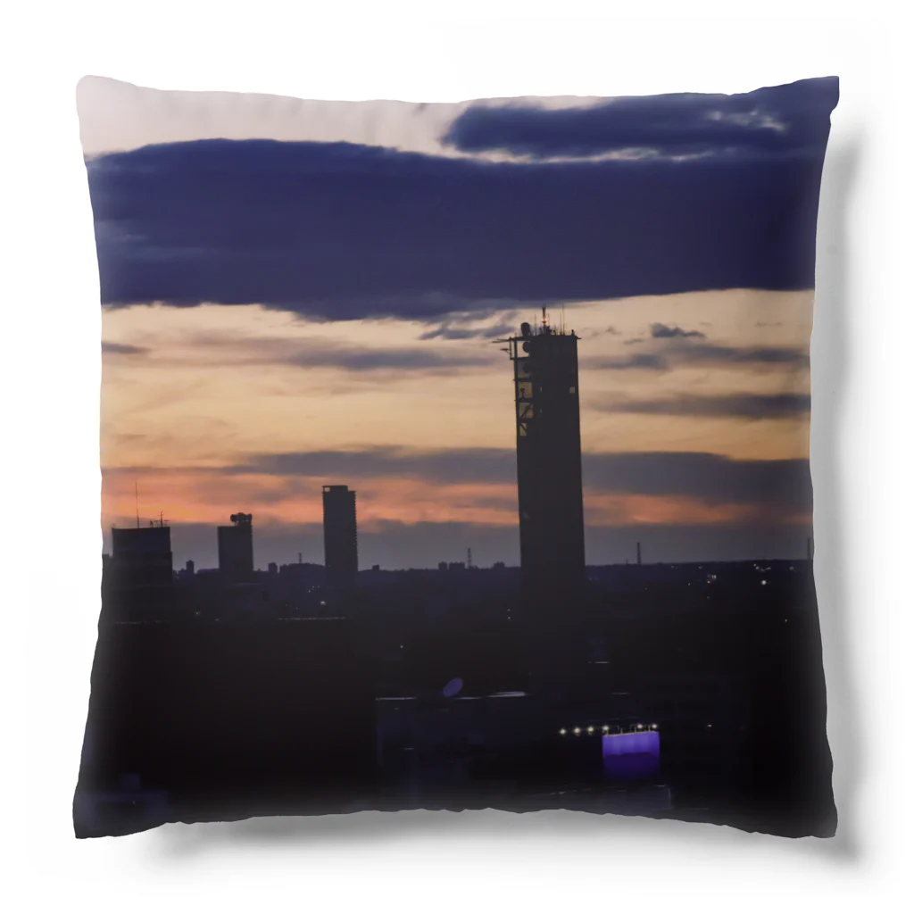 えびたろの札幌の夕日 Cushion