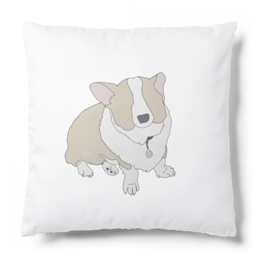 ランミーのコーギー(イラスト) Cushion