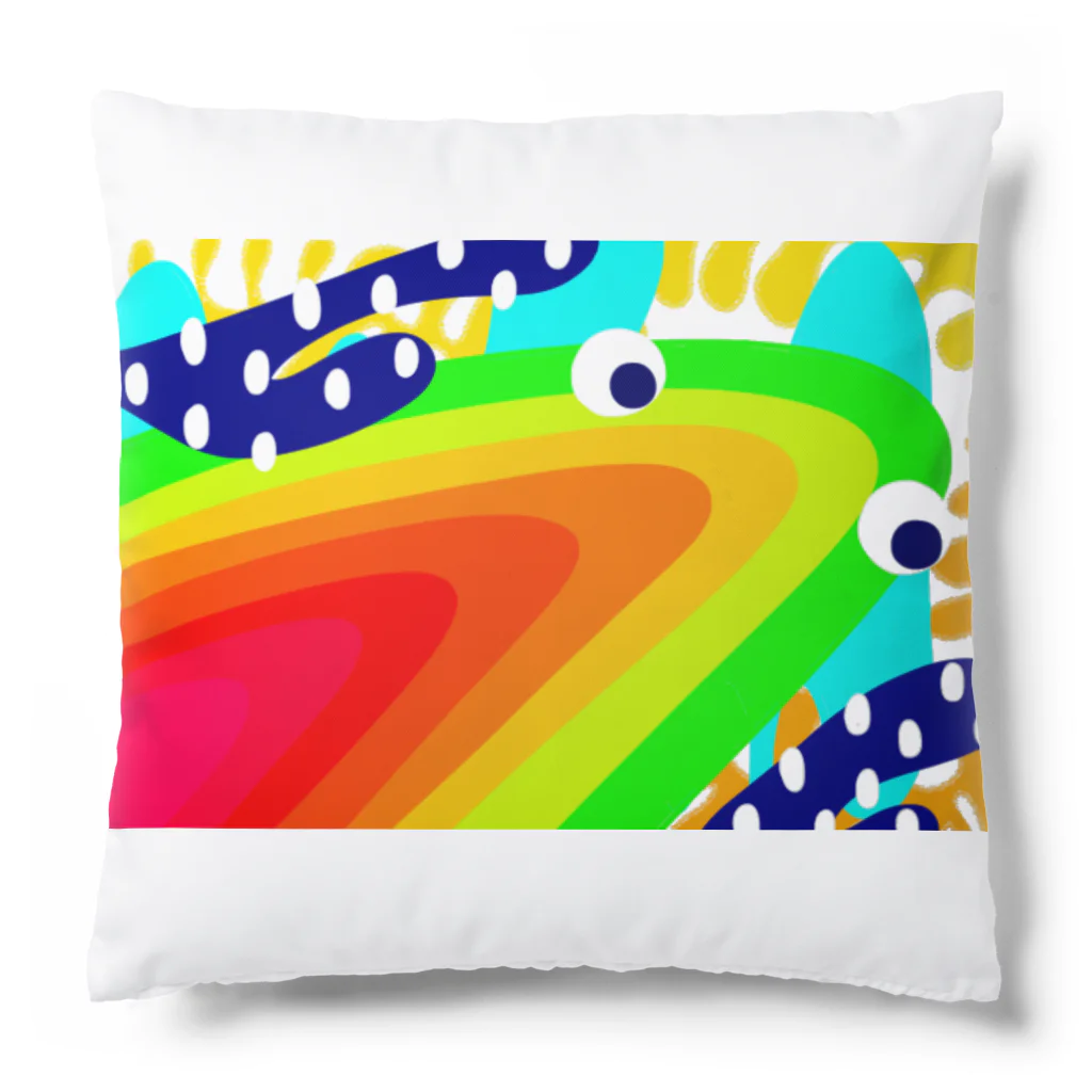 ymuseumのカラフルなカニ Cushion