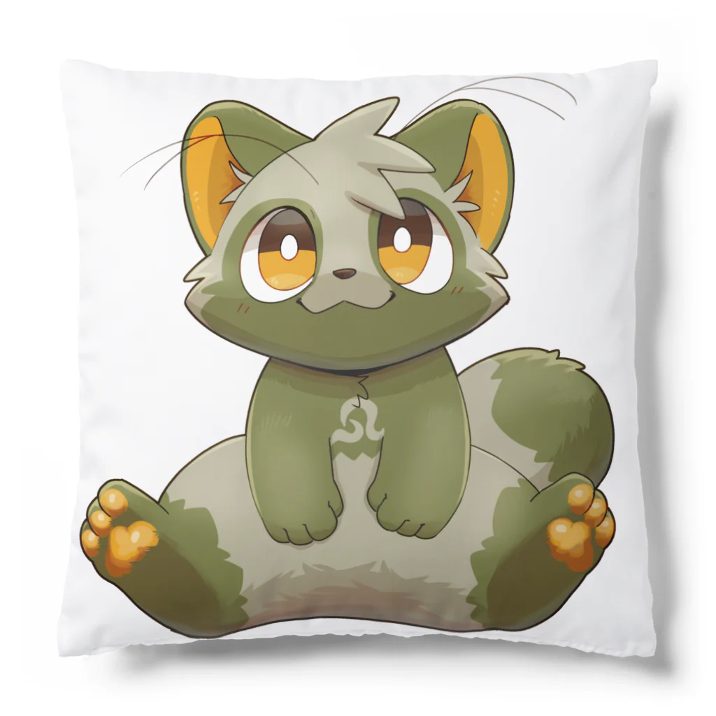 狸の遠吠えのすけクッション02 Cushion