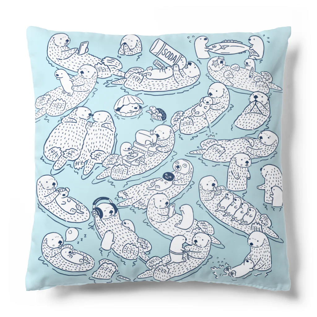 ラッッッコ屋のラッッッコ「間違い探し」 Cushion