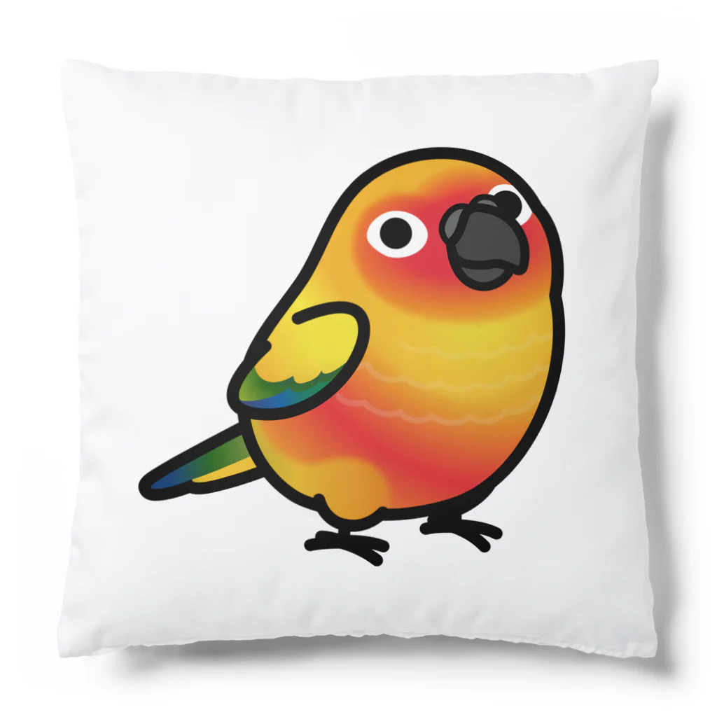 Cody the Lovebirdの（両面）コガネメキシコインコ、ナナイロメキシコインコ　Chubby Bird Cushion