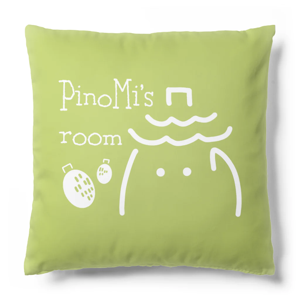  PinoMi's room【雑貨屋】のPinoMi's room ライトグリーン Cushion