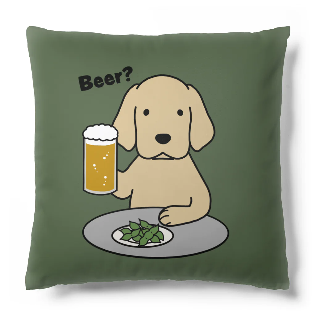 efrinmanのビールと枝豆 Cushion