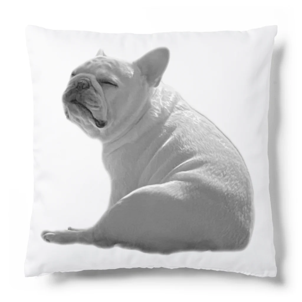 ロキの店の座り犬(切抜き) Cushion