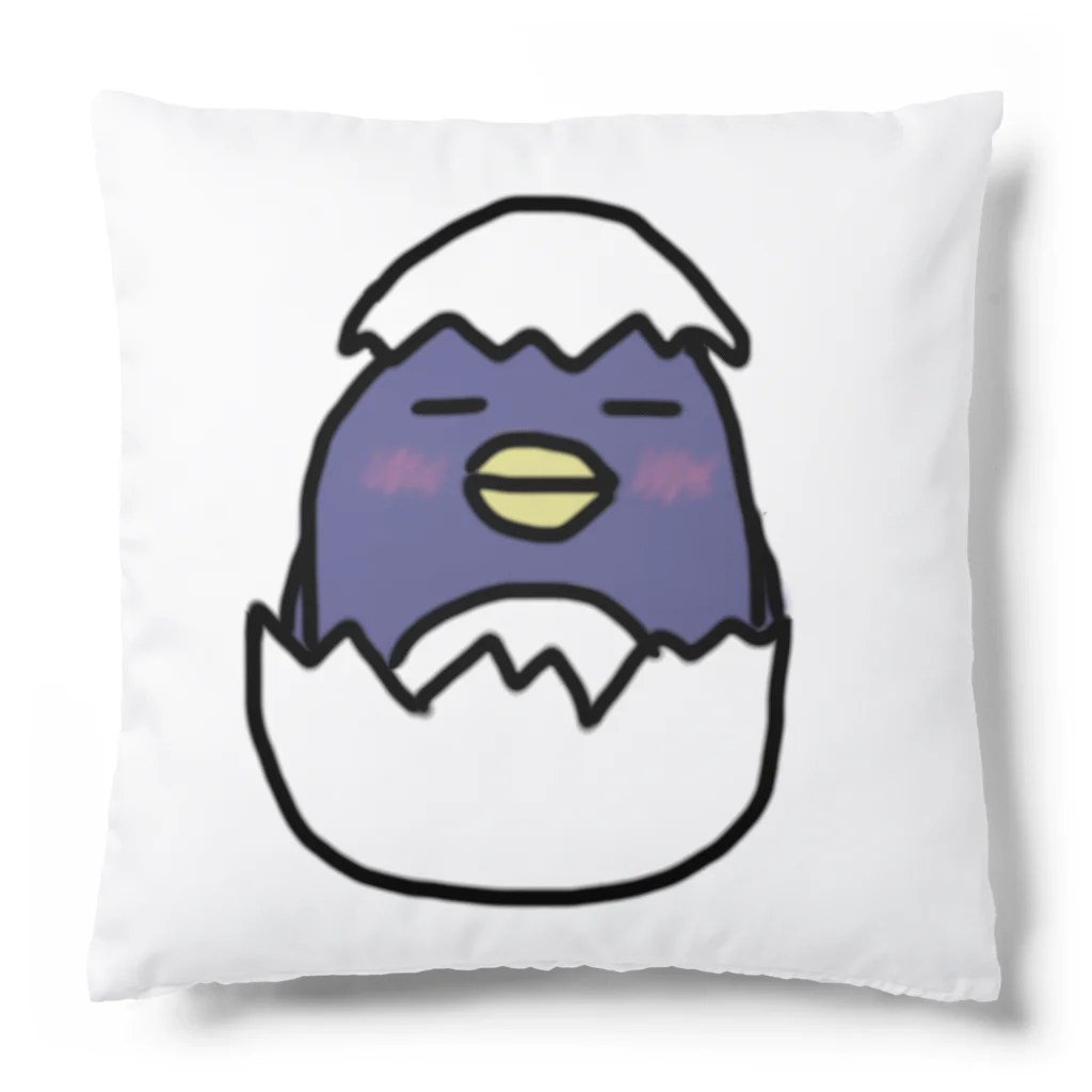 くすんだぺんぎんのくすんだぺんぎん(殻付き) Cushion