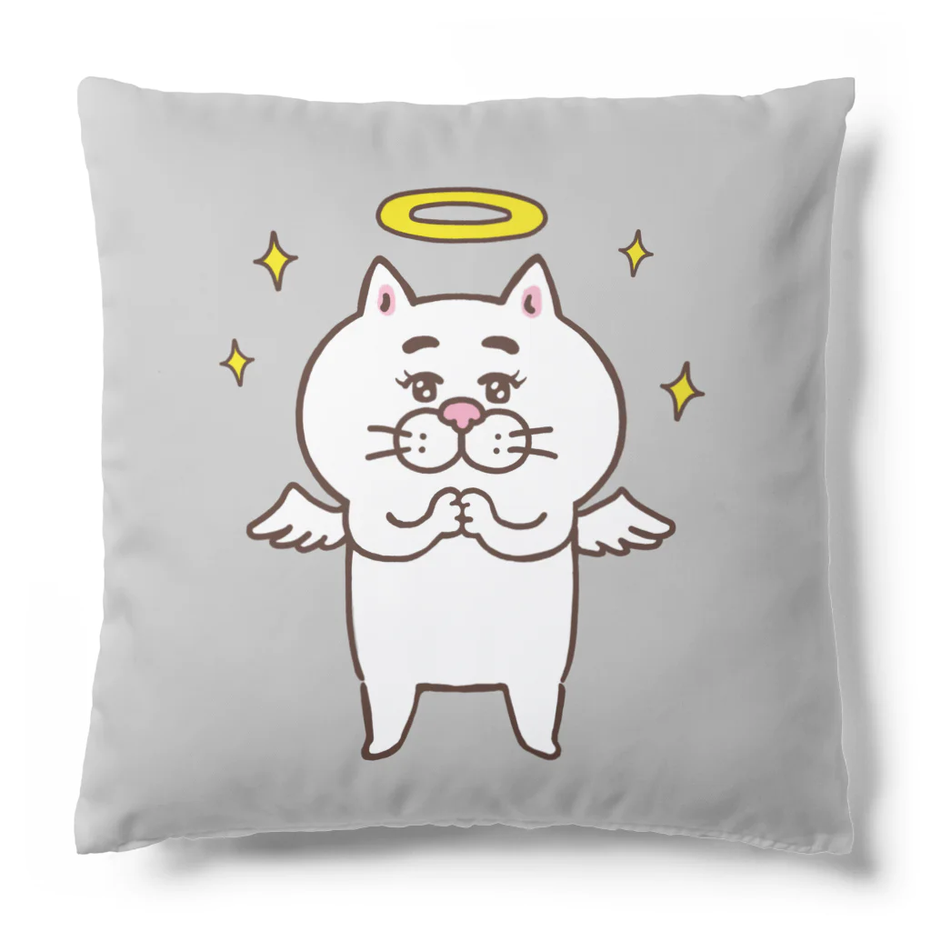 目つきの悪い猫＠いけやけいの天使と悪魔 Cushion